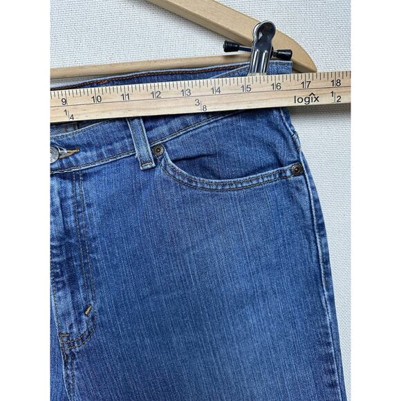 Eddie Bauer Women’s Jeans Sz 14R Stretch Natural Fit Straight Leg Preppy Classic - Picture 11 of 16